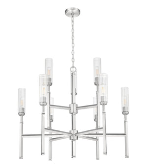 Z-Lite - 3047-9BN - Nine Light Chandelier - Esme - Brushed Nickel