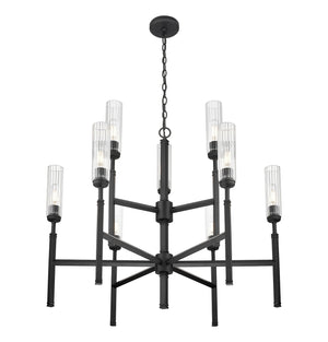 Z-Lite - 3047-9MB - Nine Light Chandelier - Esme - Matte Black
