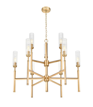 Z-Lite - 3047-9MGLD - Nine Light Chandelier - Esme - Modern Gold