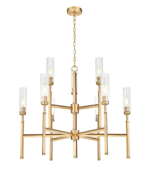 Z-Lite - 3047-9MGLD - Nine Light Chandelier - Esme - Modern Gold