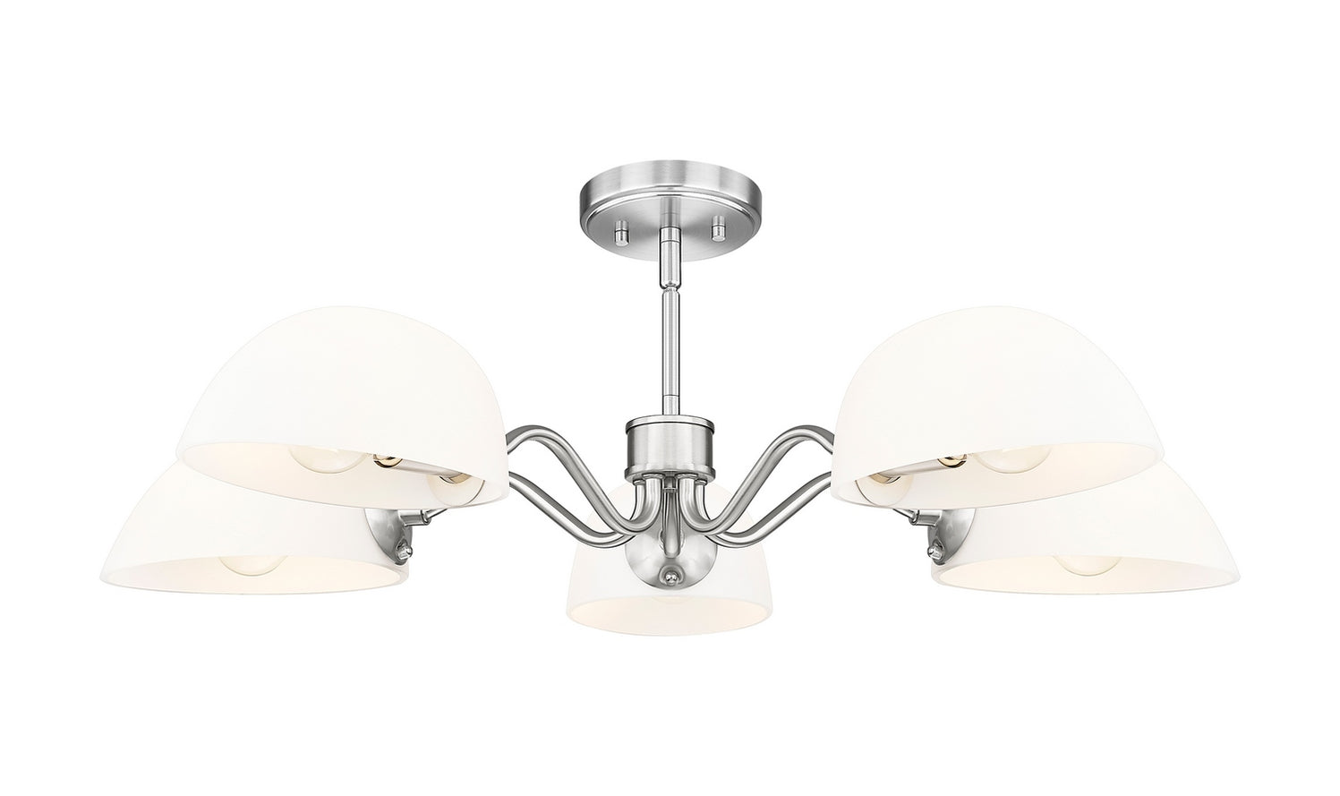 Z-Lite - 3048-5BN - Five Light Chandelier - Breton - Brushed Nickel
