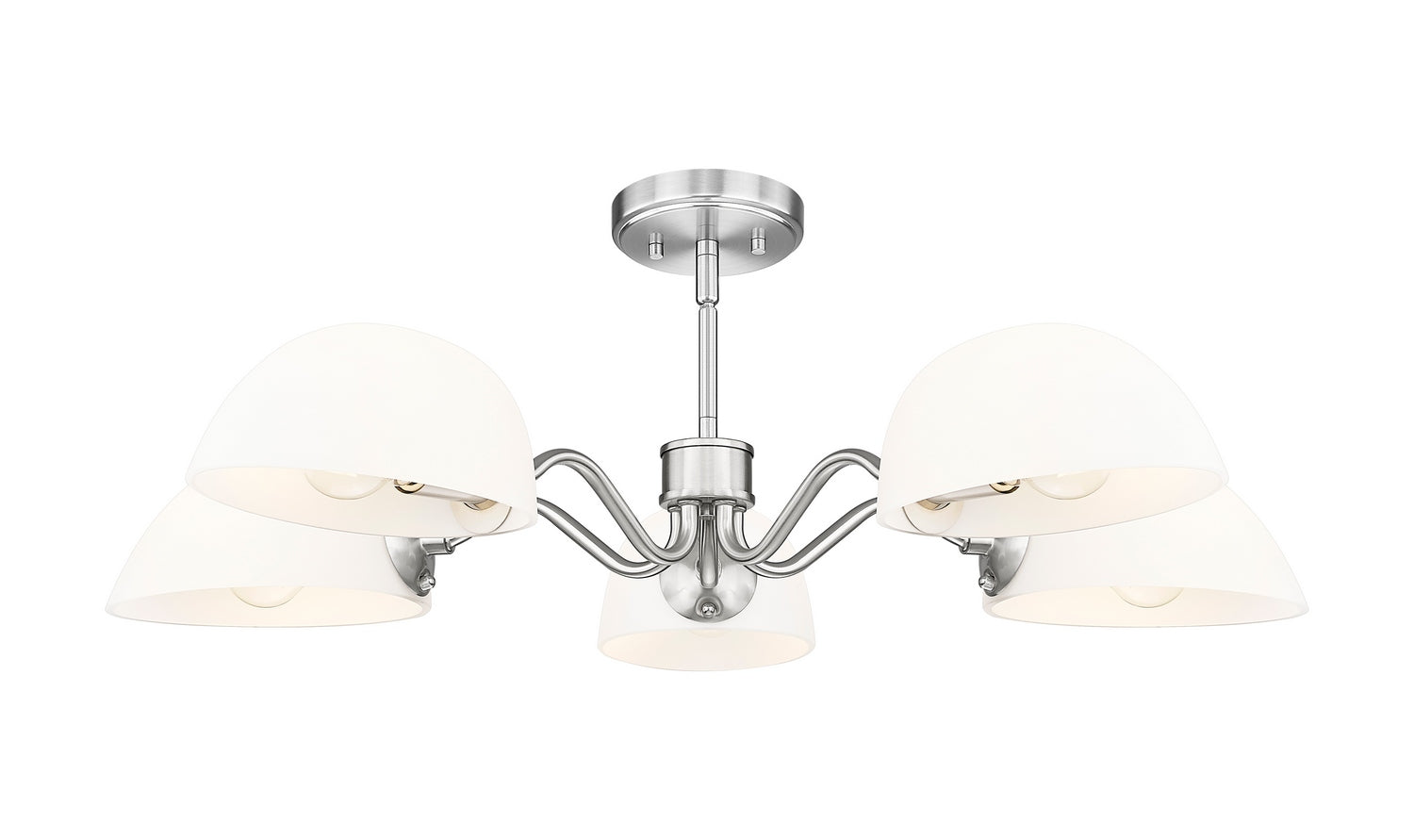 Z-Lite - 3048-5BN - Five Light Chandelier - Breton - Brushed Nickel