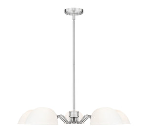 Z-Lite - 3048-5BN - Five Light Chandelier - Breton - Brushed Nickel