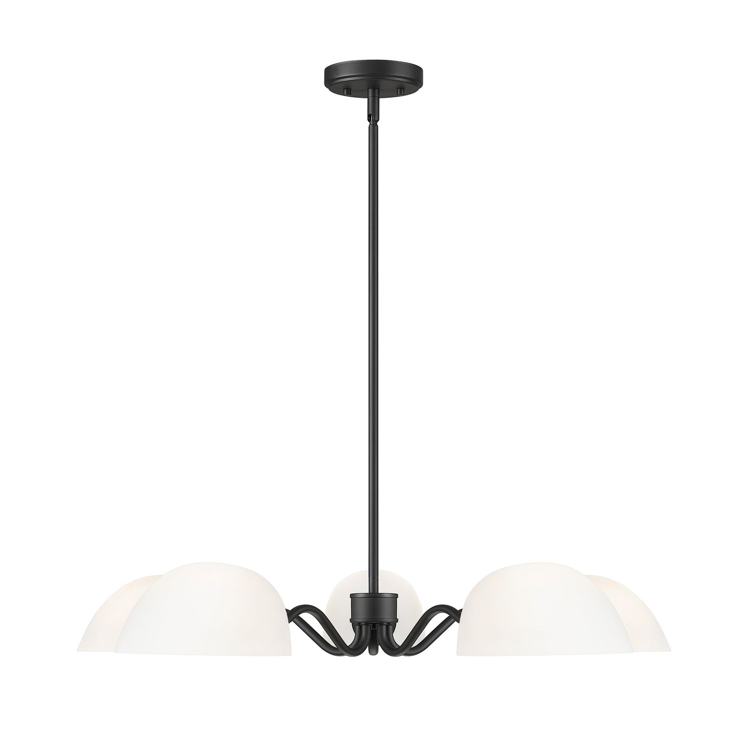 Z-Lite - 3048-5MB - Five Light Chandelier - Breton - Matte Black
