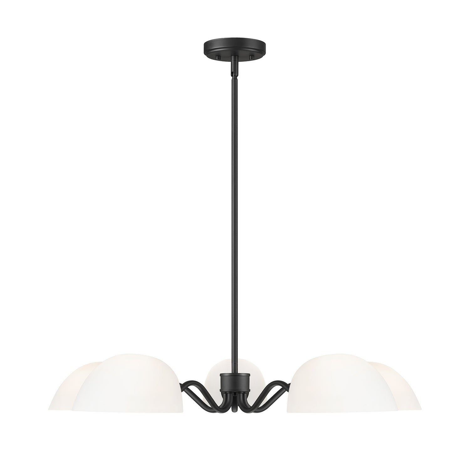 Z-Lite - 3048-5MB - Five Light Chandelier - Breton - Matte Black