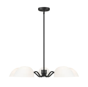 Z-Lite - 3048-5MB - Five Light Chandelier - Breton - Matte Black