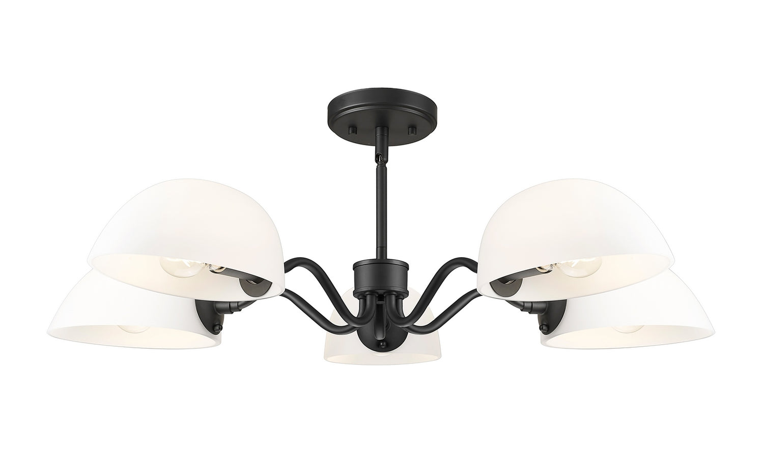 Z-Lite - 3048-5MB - Five Light Chandelier - Breton - Matte Black