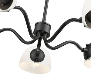 Z-Lite - 3048-5MB - Five Light Chandelier - Breton - Matte Black