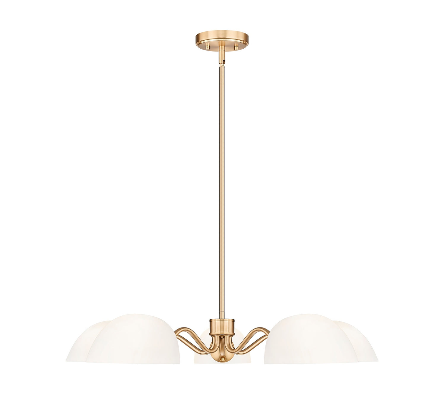 Z-Lite - 3048-5MGLD - Five Light Chandelier - Breton - Modern Gold