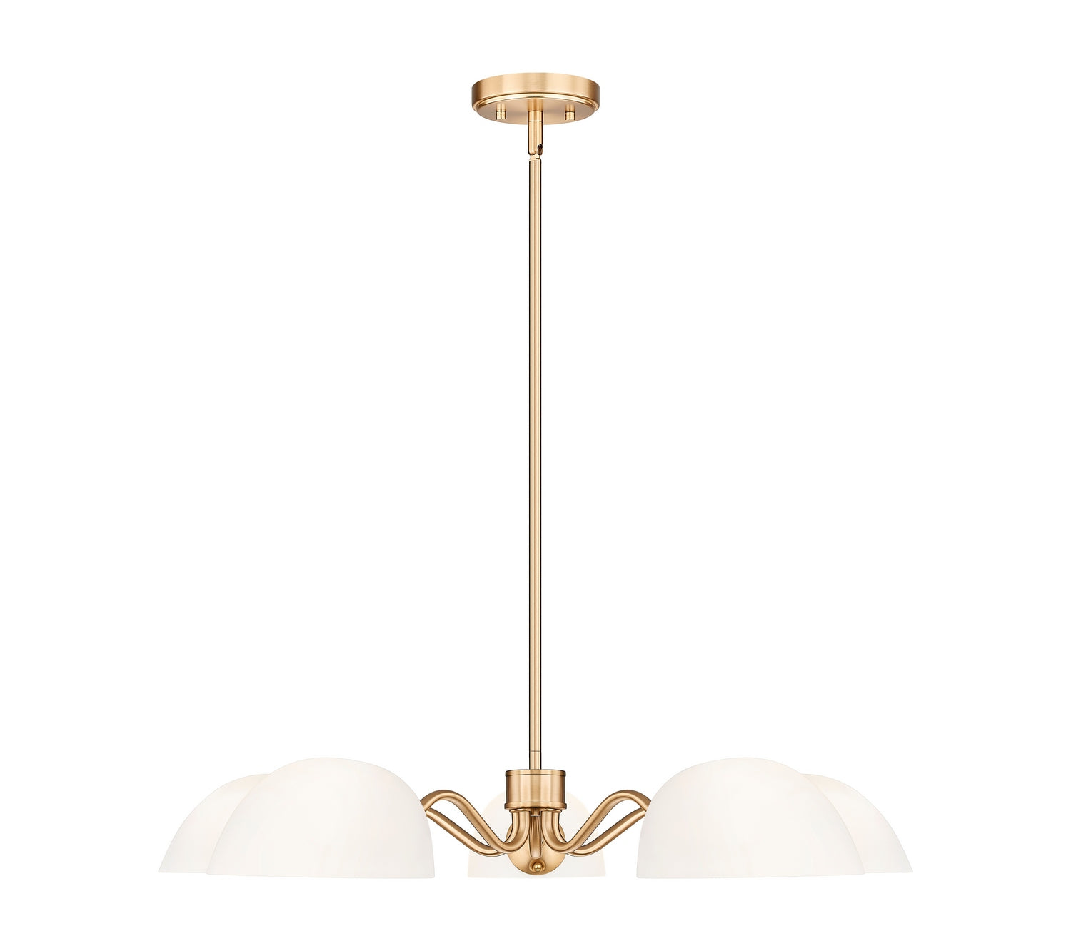 Z-Lite - 3048-5MGLD - Five Light Chandelier - Breton - Modern Gold