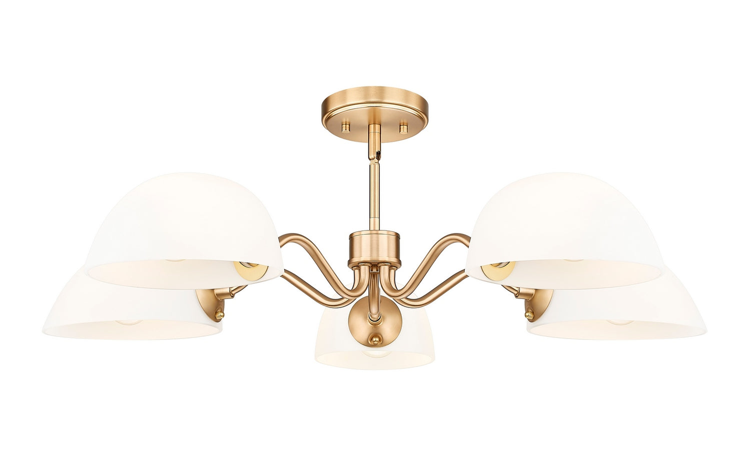 Z-Lite - 3048-5MGLD - Five Light Chandelier - Breton - Modern Gold