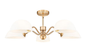 Z-Lite - 3048-5MGLD - Five Light Chandelier - Breton - Modern Gold