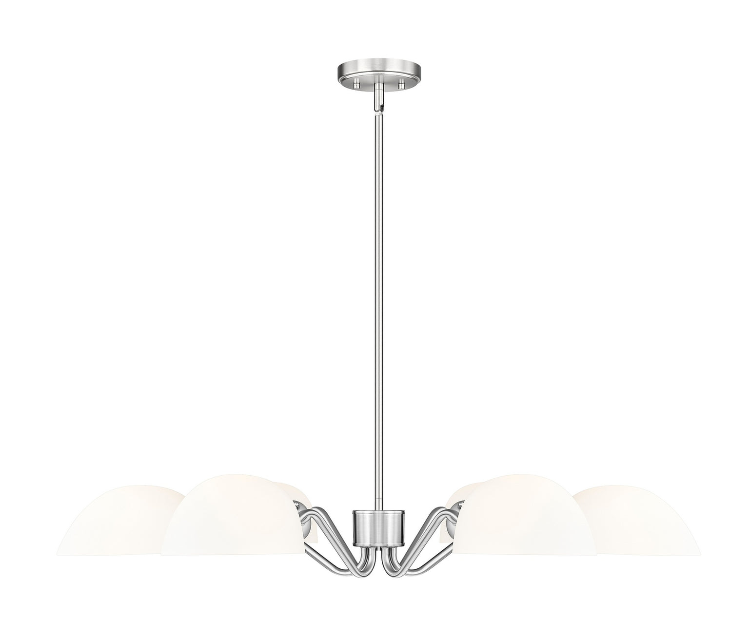 Z-Lite - 3048-6BN - Six Light Chandelier - Breton - Brushed Nickel