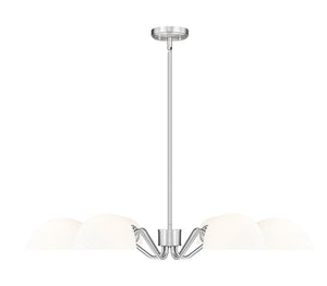 Z-Lite - 3048-6BN - Six Light Chandelier - Breton - Brushed Nickel