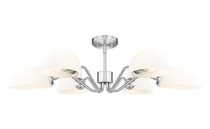 Z-Lite - 3048-6BN - Six Light Chandelier - Breton - Brushed Nickel