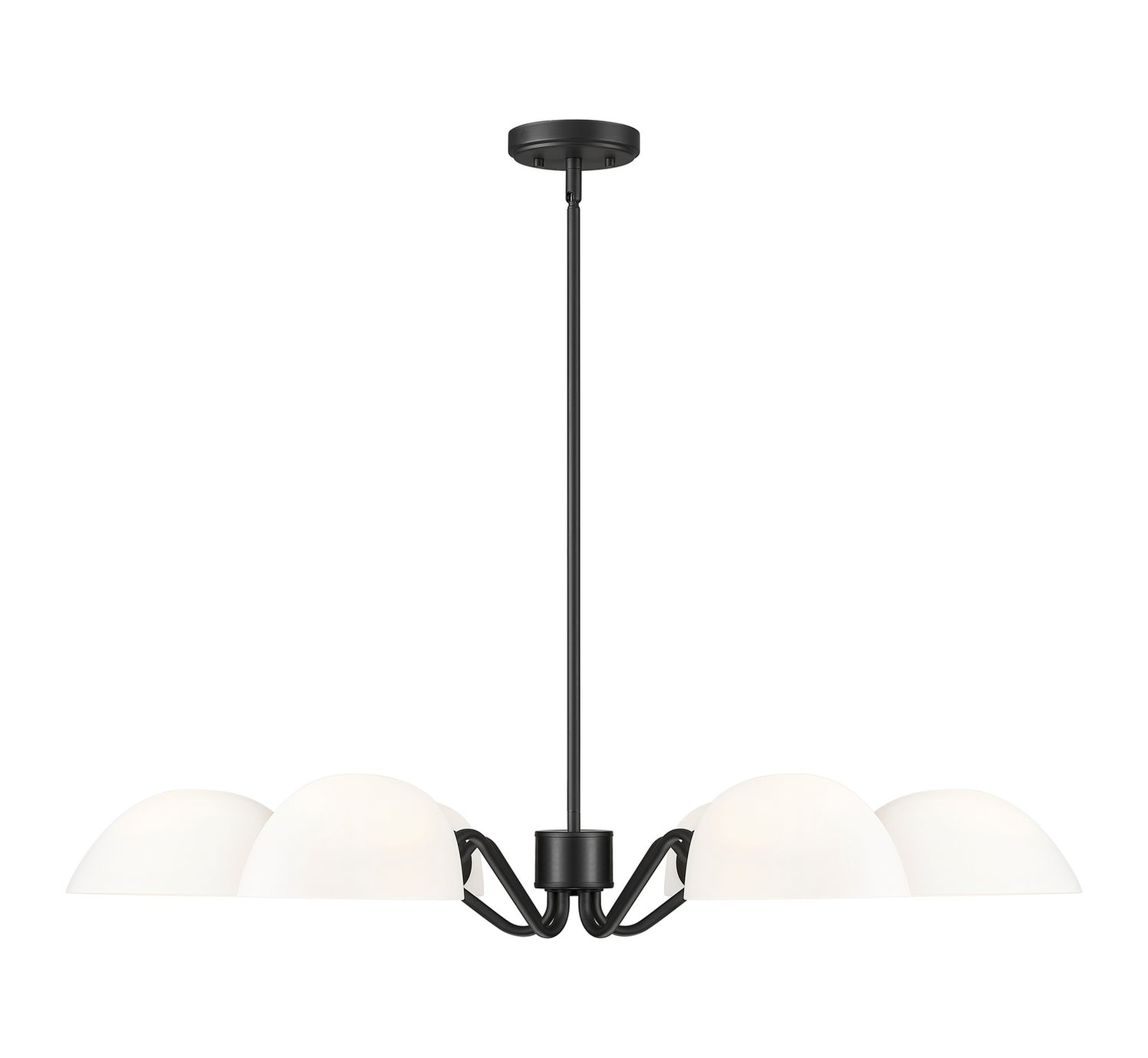Z-Lite - 3048-6MB - Six Light Chandelier - Breton - Matte Black
