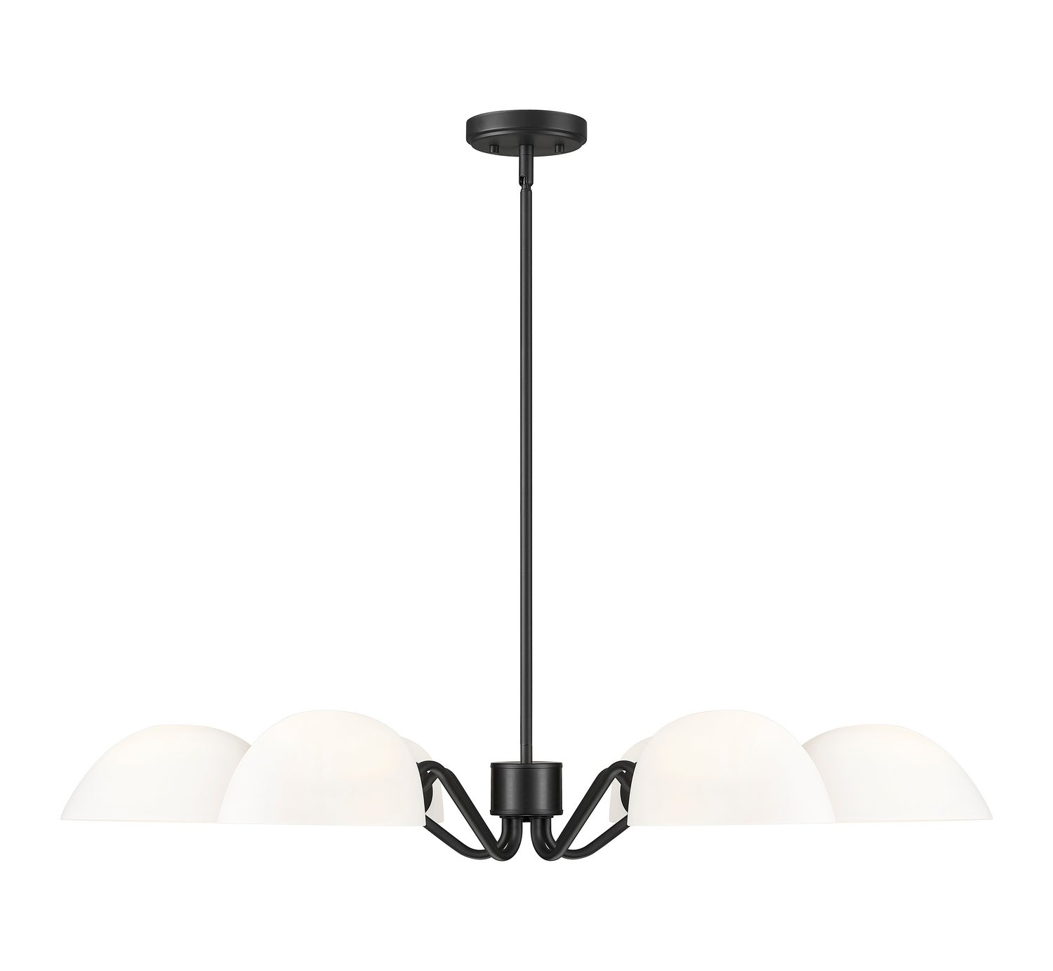 Z-Lite - 3048-6MB - Six Light Chandelier - Breton - Matte Black