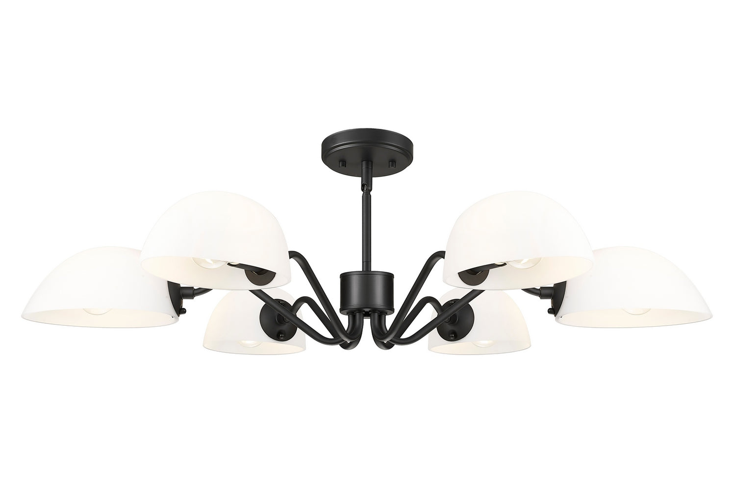 Z-Lite - 3048-6MB - Six Light Chandelier - Breton - Matte Black