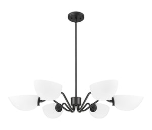 Z-Lite - 3048-6MB - Six Light Chandelier - Breton - Matte Black