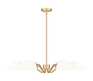 Z-Lite - 3048-6MGLD - Six Light Chandelier - Breton - Modern Gold