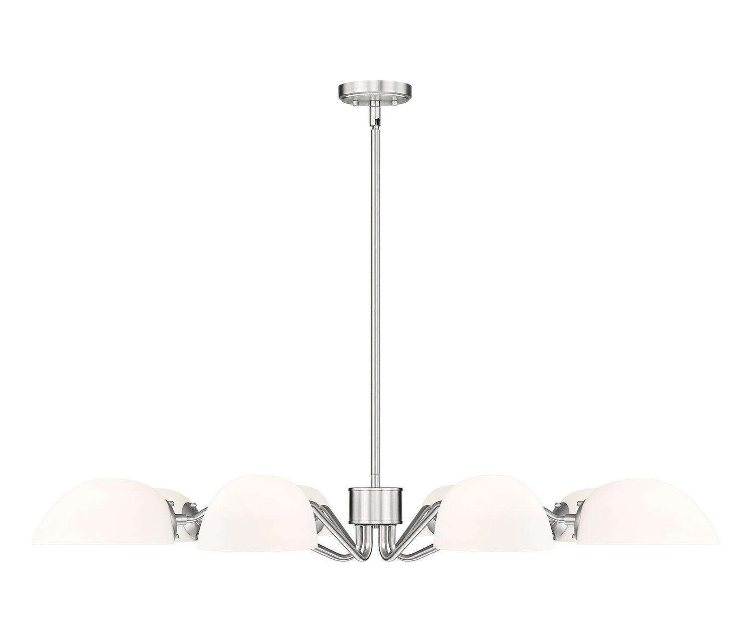 Z-Lite - 3048-8BN - Eight Light Chandelier - Breton - Brushed Nickel