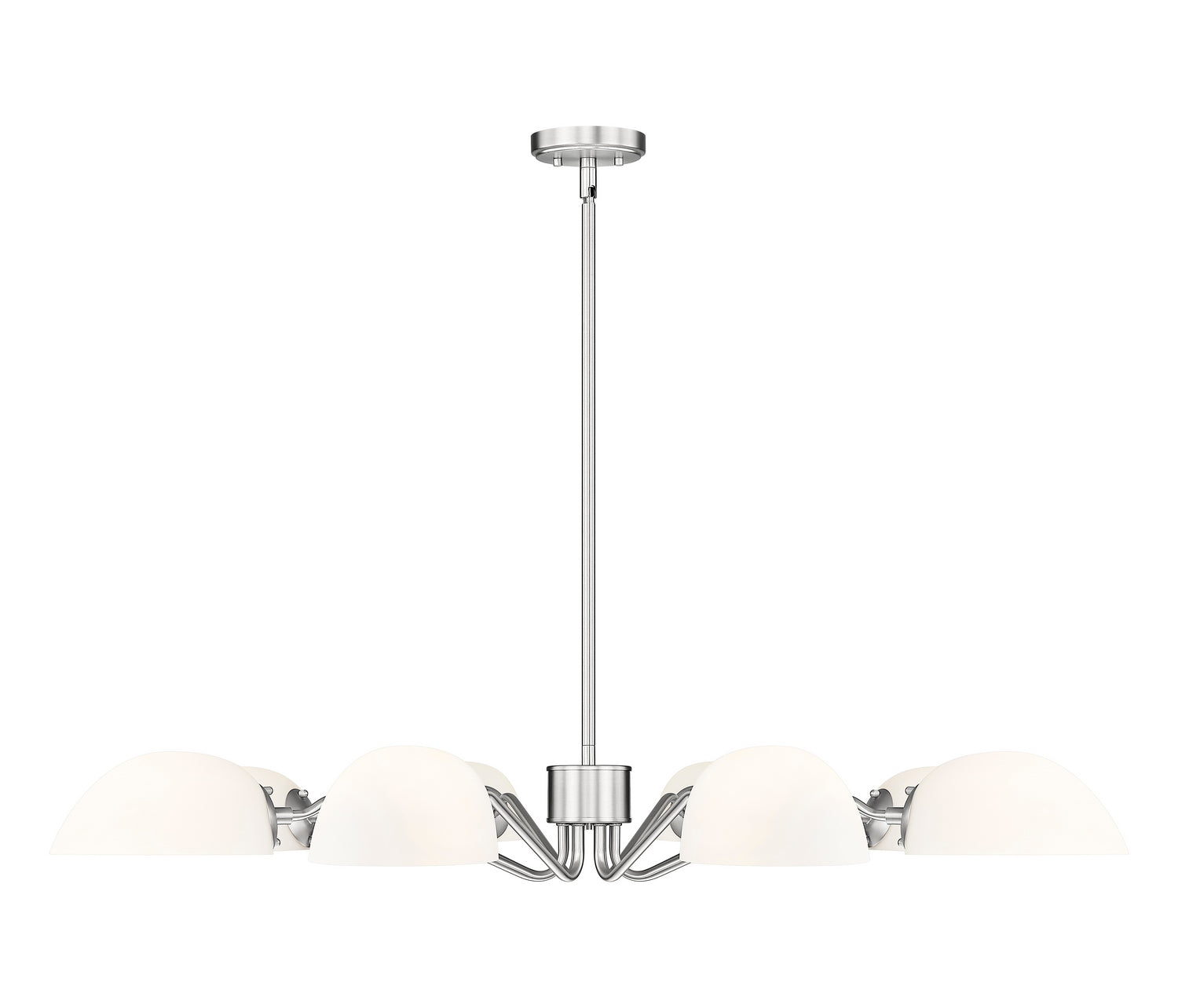 Z-Lite - 3048-8BN - Eight Light Chandelier - Breton - Brushed Nickel