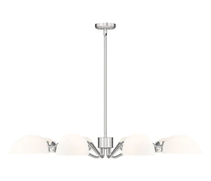 Z-Lite - 3048-8BN - Eight Light Chandelier - Breton - Brushed Nickel