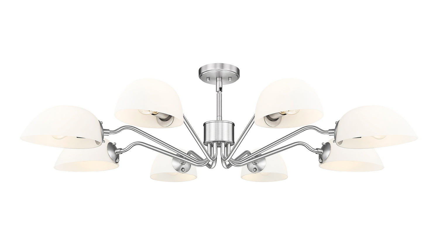 Z-Lite - 3048-8BN - Eight Light Chandelier - Breton - Brushed Nickel