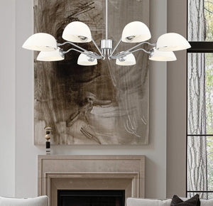 Z-Lite - 3048-8BN - Eight Light Chandelier - Breton - Brushed Nickel