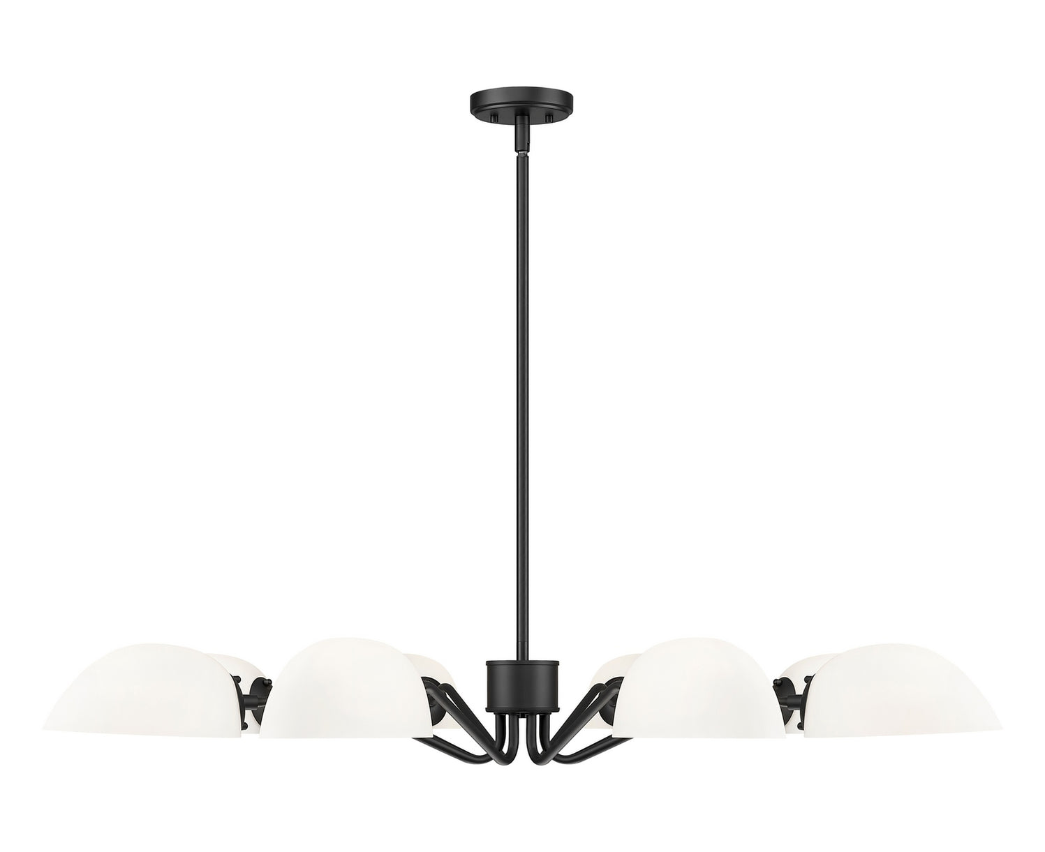 Z-Lite - 3048-8MB - Eight Light Chandelier - Breton - Matte Black