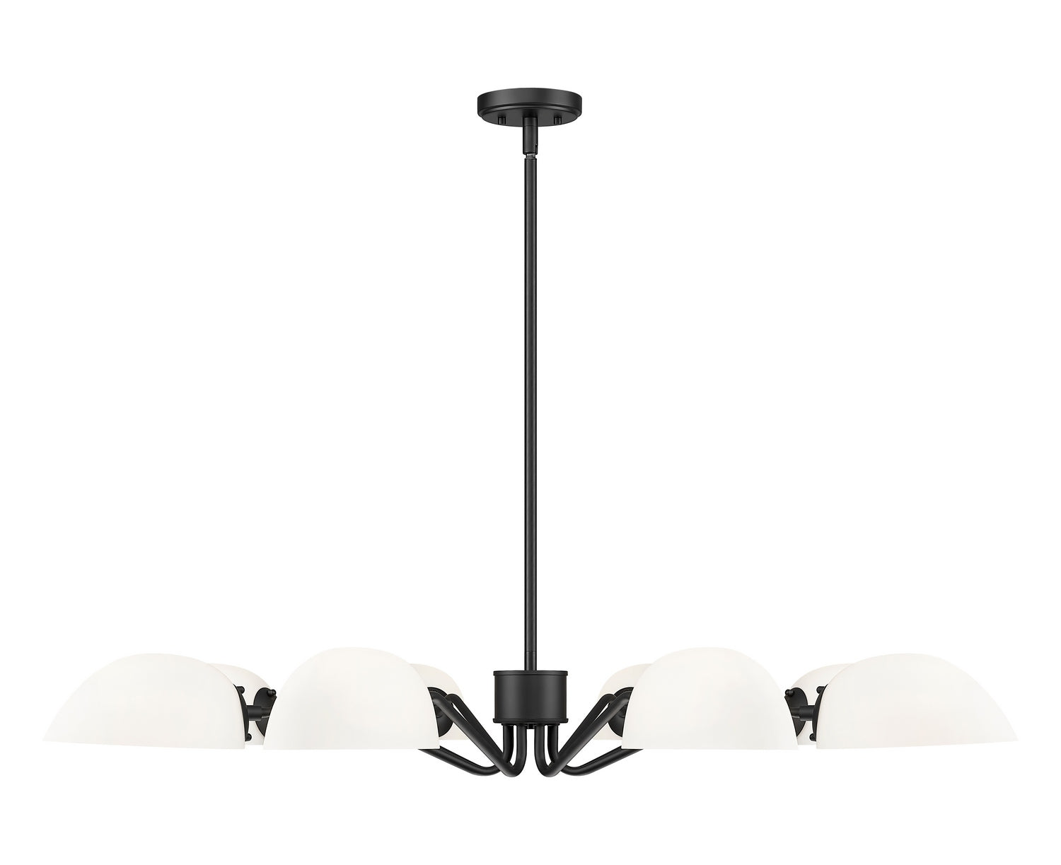 Z-Lite - 3048-8MB - Eight Light Chandelier - Breton - Matte Black