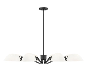 Z-Lite - 3048-8MB - Eight Light Chandelier - Breton - Matte Black