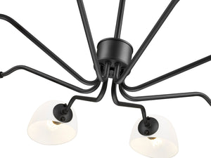 Z-Lite - 3048-8MB - Eight Light Chandelier - Breton - Matte Black