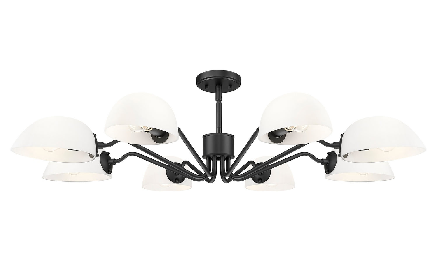 Z-Lite - 3048-8MB - Eight Light Chandelier - Breton - Matte Black