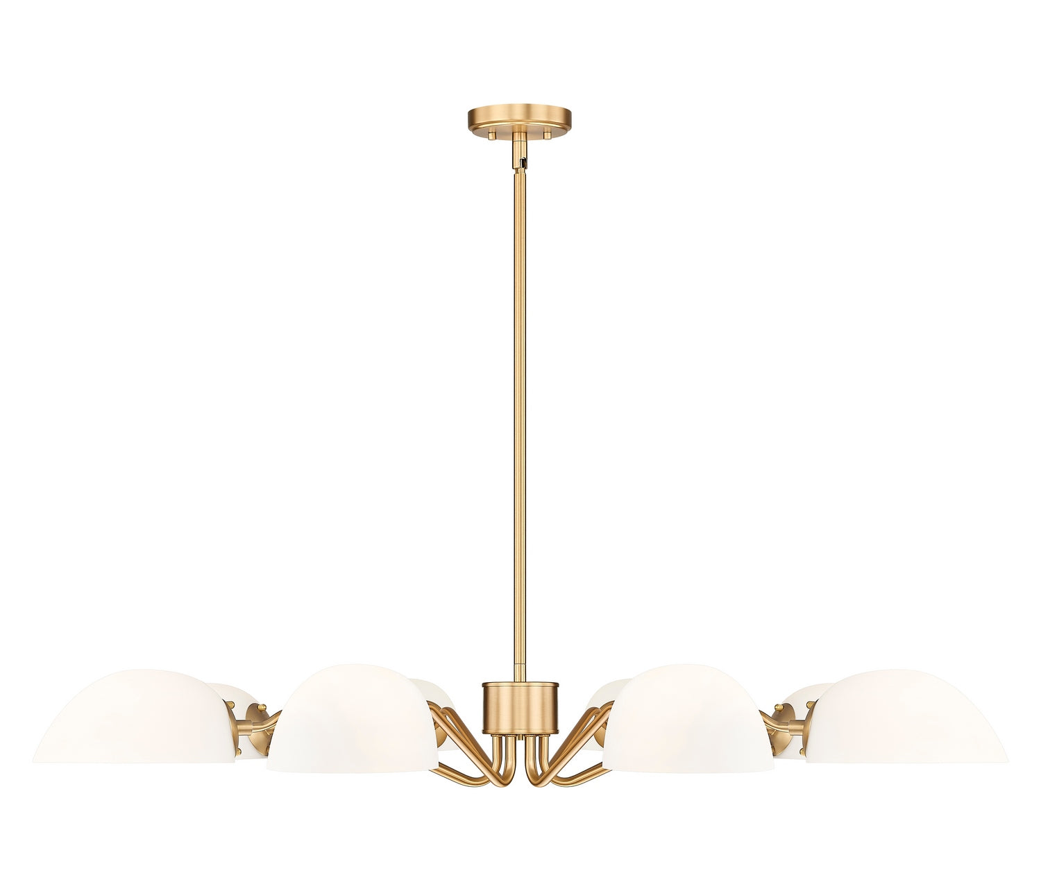Z-Lite - 3048-8MGLD - Eight Light Chandelier - Breton - Modern Gold