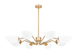 Z-Lite - 3048-8MGLD - Eight Light Chandelier - Breton - Modern Gold