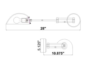 Z-Lite - 3048S-BN - One Light Wall Sconce - Breton - Brushed Nickel