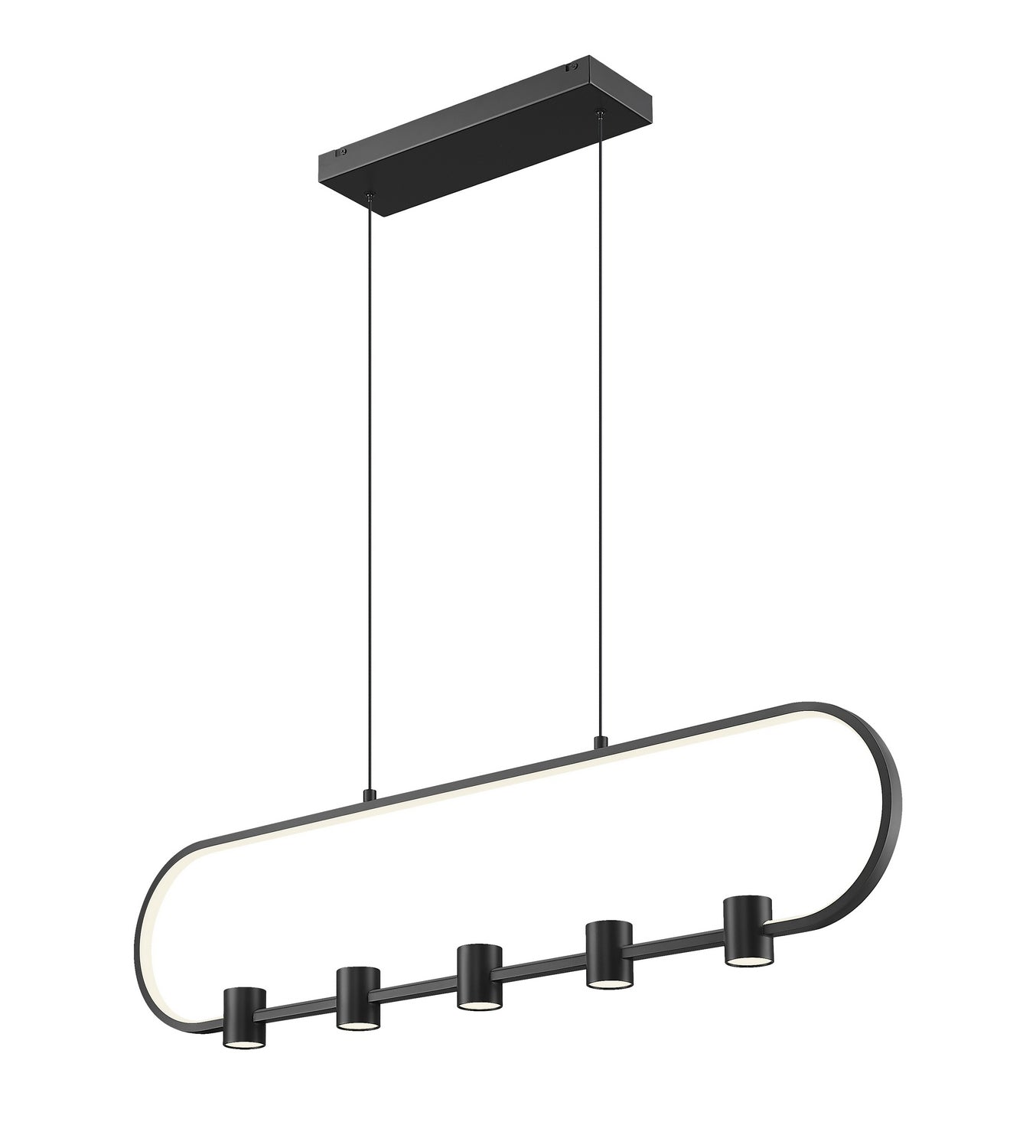 Z-Lite - 4101-42L-MB-LED - LED Linear Chandelier - Saros - Matte Black