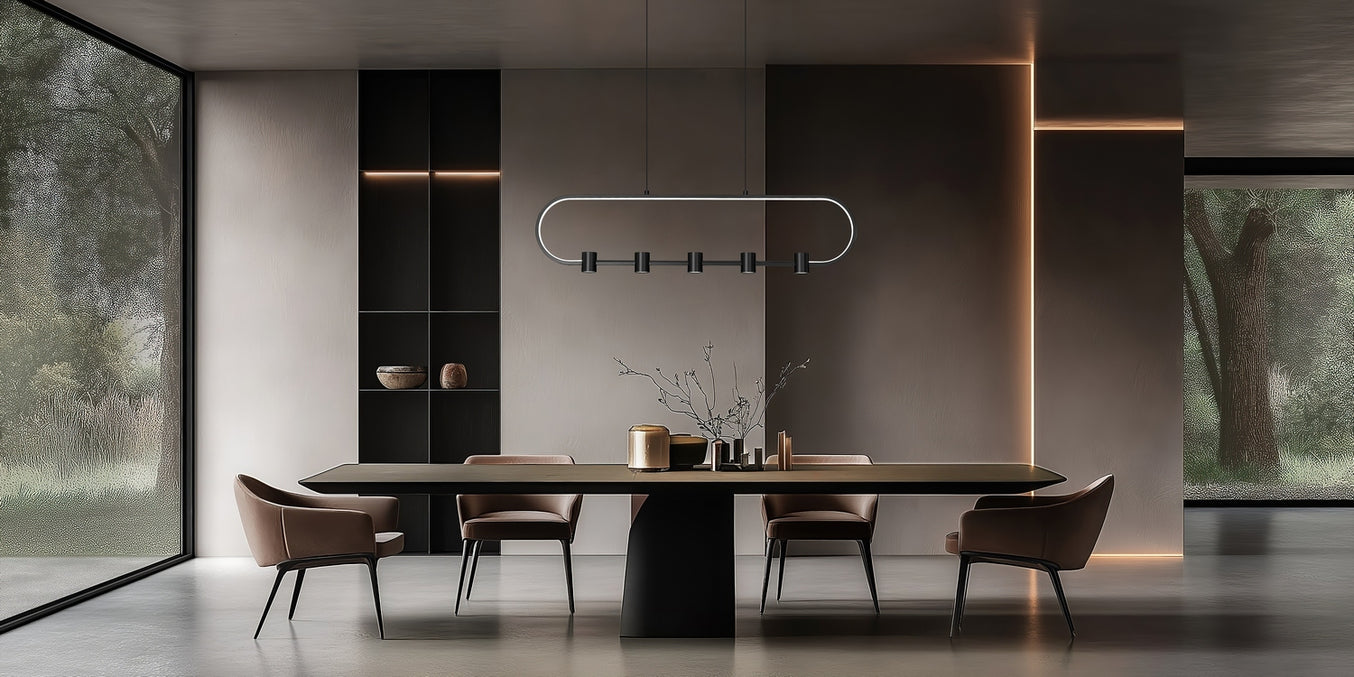 Z-Lite - 4101-42L-MB-LED - LED Linear Chandelier - Saros - Matte Black
