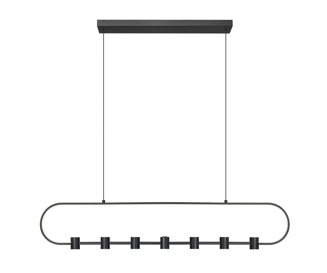 Z-Lite - 4101-54L-MB-LED - LED Linear Chandelier - Saros - Matte Black