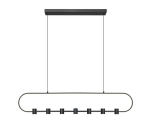 Z-Lite - 4101-54L-MB-LED - LED Linear Chandelier - Saros - Matte Black