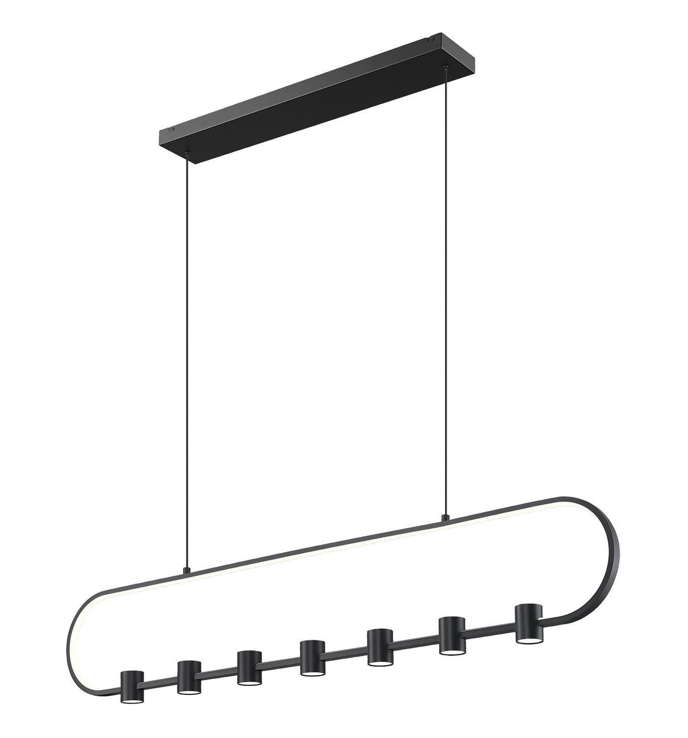 Z-Lite - 4101-54L-MB-LED - LED Linear Chandelier - Saros - Matte Black