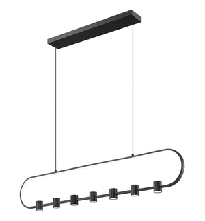 Z-Lite - 4101-54L-MB-LED - LED Linear Chandelier - Saros - Matte Black