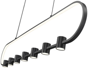 Z-Lite - 4101-54L-MB-LED - LED Linear Chandelier - Saros - Matte Black