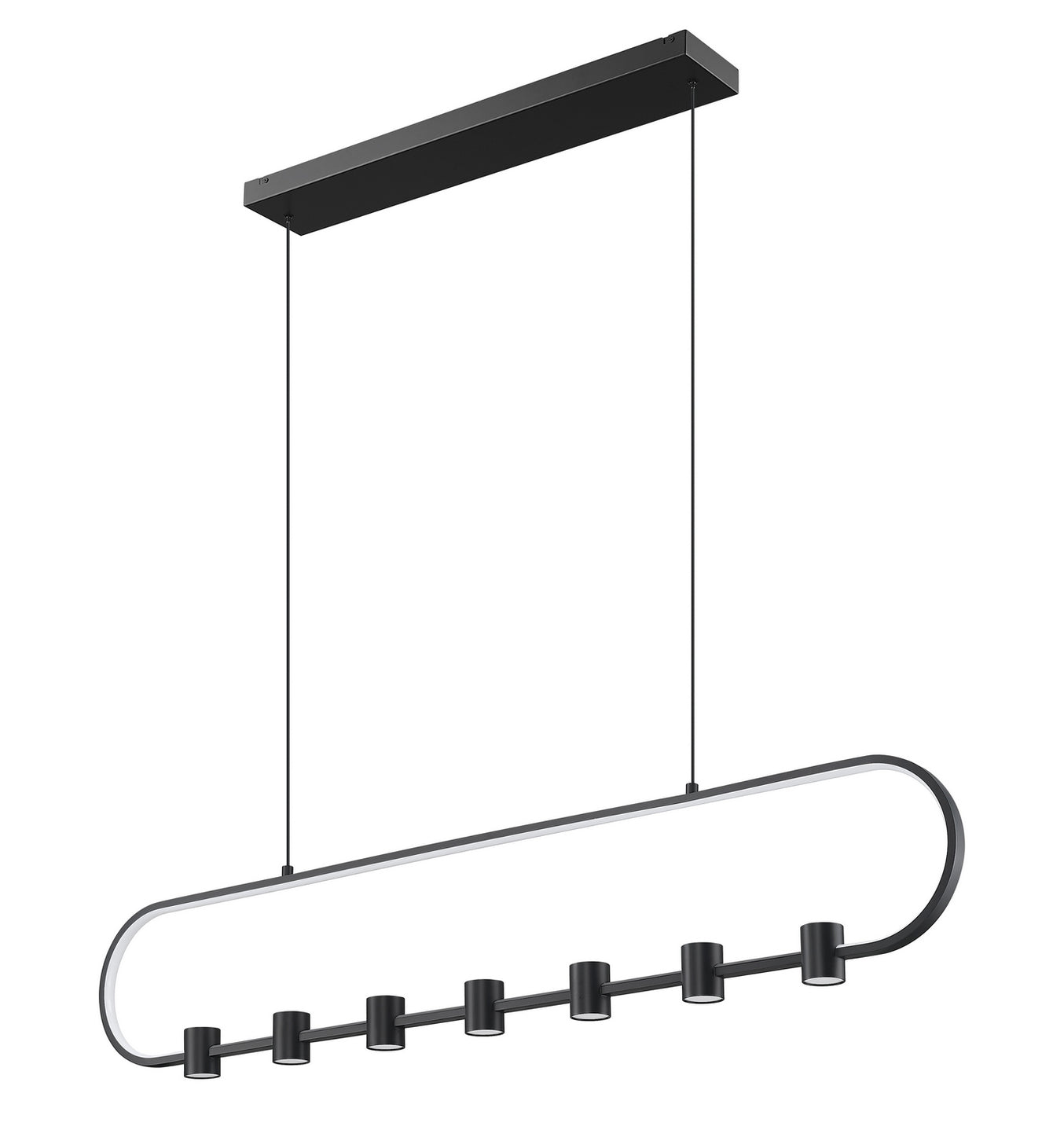 Z-Lite - 4101-54L-MB-LED - LED Linear Chandelier - Saros - Matte Black