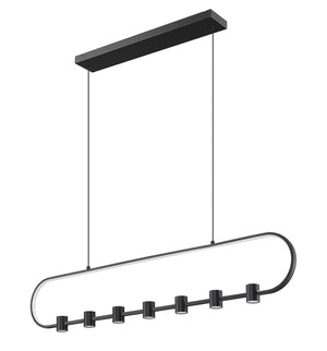 Z-Lite - 4101-54L-MB-LED - LED Linear Chandelier - Saros - Matte Black