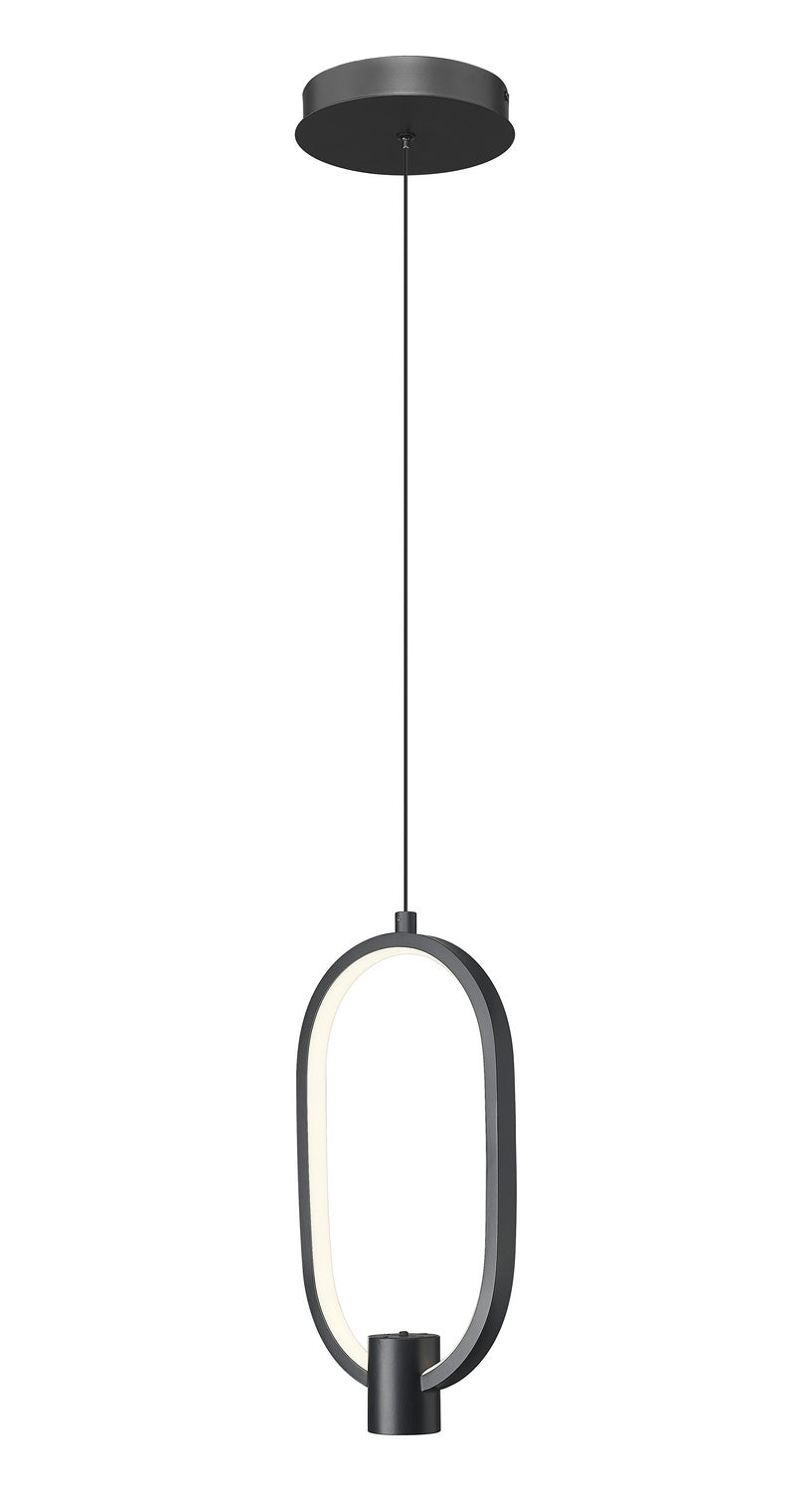 Z-Lite - 4101-7MB-LED - LED Pendant - Saros - Matte Black