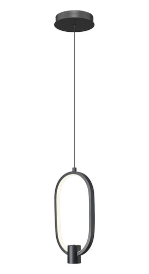 Z-Lite - 4101-7MB-LED - LED Pendant - Saros - Matte Black