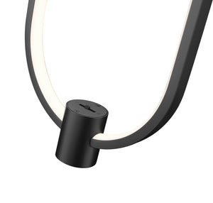 Z-Lite - 4101-8MB-LED - LED Pendant - Saros - Matte Black