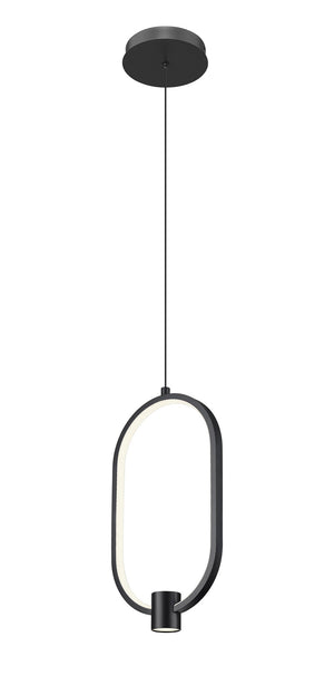 Z-Lite - 4101-8MB-LED - LED Pendant - Saros - Matte Black